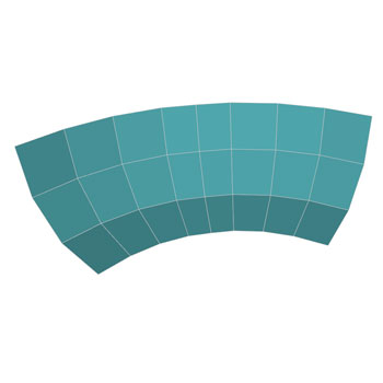 Mosaic House Moroccan tile Hearst Spa Corner B 23 Turquoise  solid zellige, mosaic, zellij, bullnose, trim, glaze 